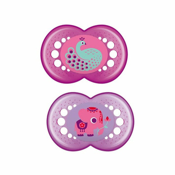 CHUPETE SILICONA MAM ORIGINAL + 6 M PACK DOBLE