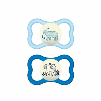 CHUPETE SILICONA MAM ORIGINAL PURE +16 MESES 2 U