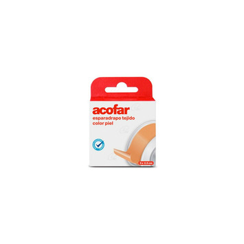 ESPARADRAPO ACOFAR TEJIDO COLOR PIEL 5 X 2.5 CM