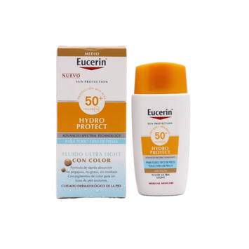 EUCERIN HYDROPROTECT FLUIDO COLOR MEDIO 50ML