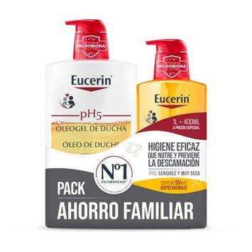 EUCERIN OLEOGEL DE DUCHA 1 L+400 ML