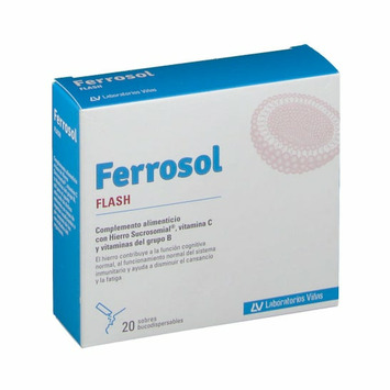 FERROSOL FLASH 30 SOBRES BUCODISPERSABLES