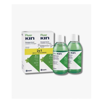 FLUOR KIN DIARIO MENTA DUPLO 2X500 ML