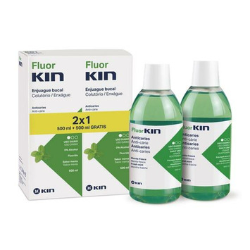 FLUOR KIN JUNIOR GEL 2X75 ML SABOR FRESA