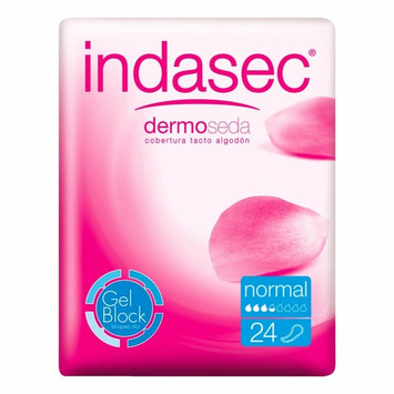 INDASEC NORMAL COMPRESA PERDIDAS LEVES BOLSA 24