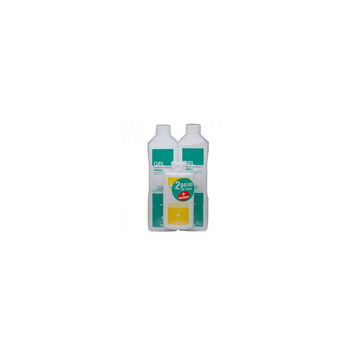 INIBSA GEL DERMATOLOGICO + CHAMPU 2 ENVASES 1000