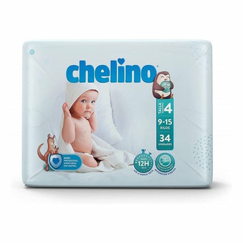 PAÑAL CHELINO  INFANTIL FASHION & LOVE T- 4 (9 -