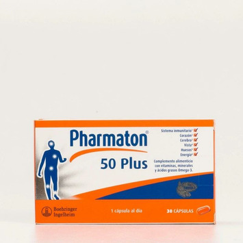 PHARMATON 50 PLUS 30 CAPSULAS