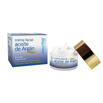 SALUVITAL CREMA FACIAL ACEITE DE ARGAN+CORPORAL