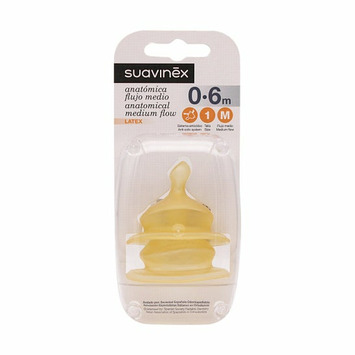 TETINA LATEX ANATOMICA SUAVINEX T 1M 2 U