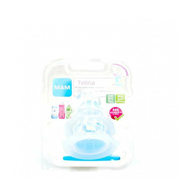 TETINA SILICONA FLUJO EXTRALENTO MAM-0 + 0 MESES