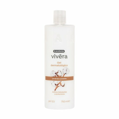 ACOFARMA  GEL LECHE ALGODON  750 ML