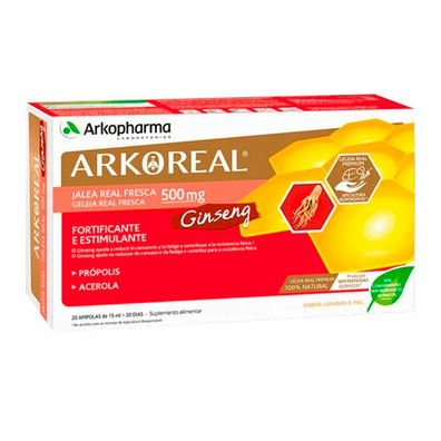 ARKOREAL JALEA GINSENG ACEROLA, PROPOLIS 20 AMP