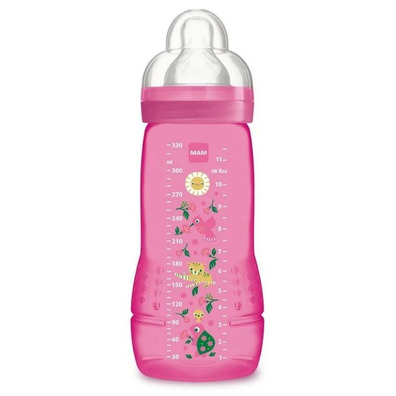 BOTTLE BIBERON MAM EASY ACTIVE 330 ML ROSA