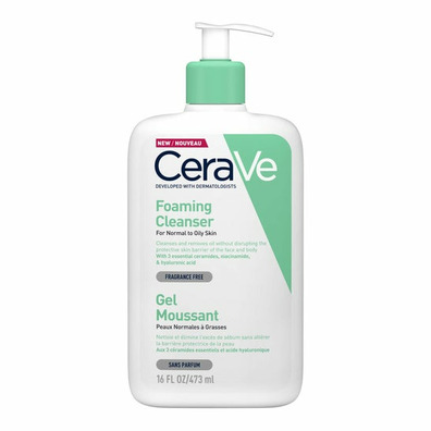 CERAVE GEL LIMPIADOR CREMA-ESPUMA HIDRATA  473ML