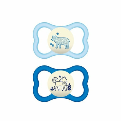 CHUPETE SILICONA MAM ORIGINAL PURE +16 MESES 2 U