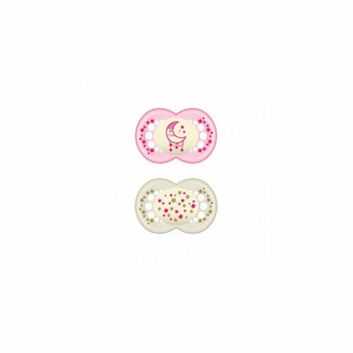 CHUPETE SILICONA MAM ORIGINAL PURE NIGHT 2 - 6 M
