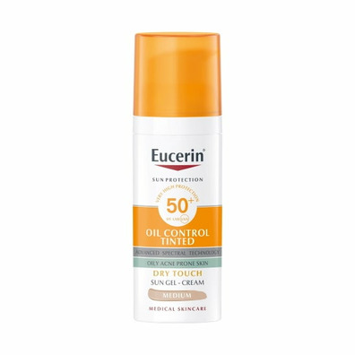 EUCERIN SPF 50+ OIL CONTROL TINTED CLARO50ML