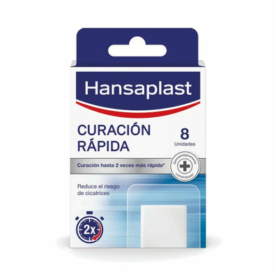 HANSAPLAST CURACION RAPIDA APOSITO ADHESIVO 8 U