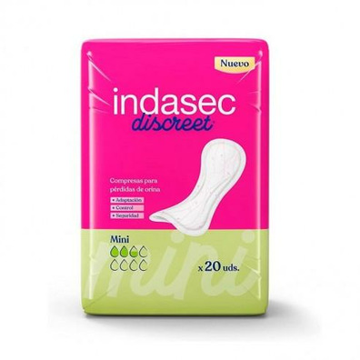 INDASEC MINI DISCREET 20 U INCON