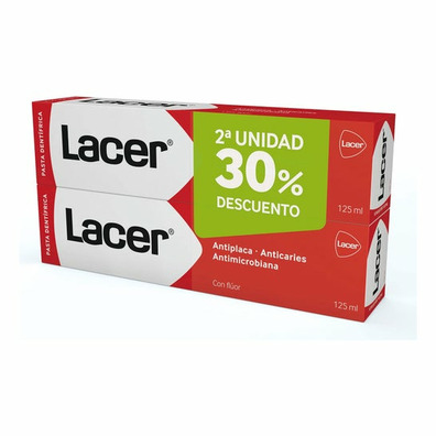 LACER  PASTA DUPLO125ML+125ML