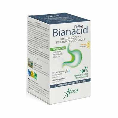 NEOBIANACID ACIDEZ Y REFLUJO 45 COMP MASTICABLES