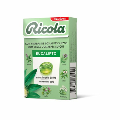 RICOLA EUCALIPTO 50 G SIN AZUCAR