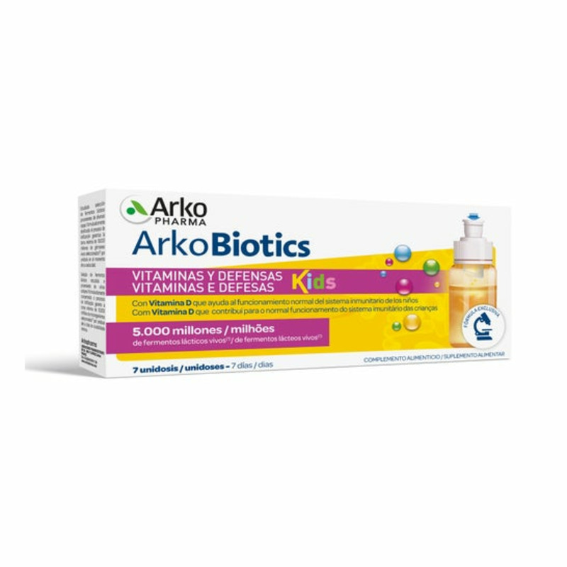 ARKOPROBIOTICS VIT E DEFENSAS NIÑOS 7 UNIDOSIS