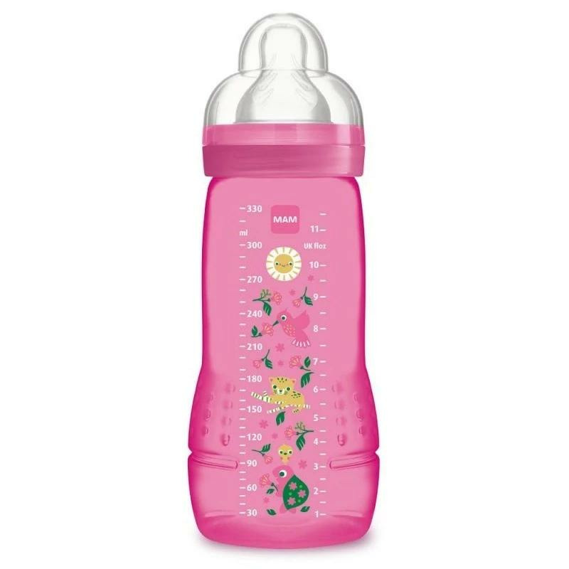 BOTTLE BIBERON MAM EASY ACTIVE 330 ML ROSA