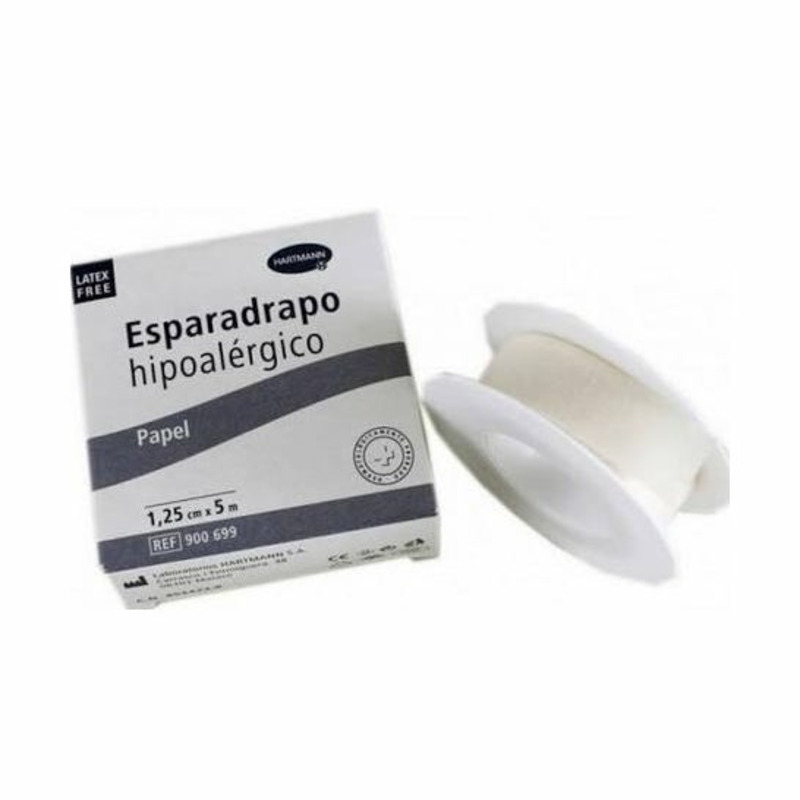 ESPARADRAPO HIPOALERGICO OMNIPOR DE PAPEL 5 M X