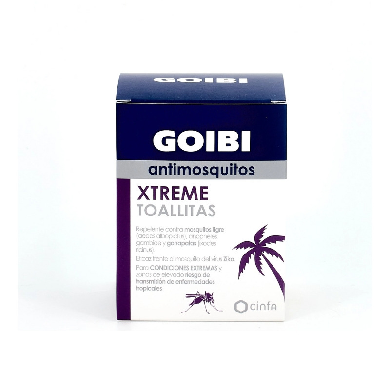 GOIBI ANTIMOSQUITOS XTREME TOALLITAS REPELENTE 1