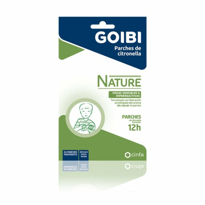 GOIBI PARCHES ADH CITRONELA SOBRE A ROPA 24 PARCHES