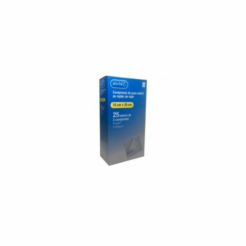 MEDICOMP GASAS TEJIDO SEM TEJER 10CMX20CM 50 U